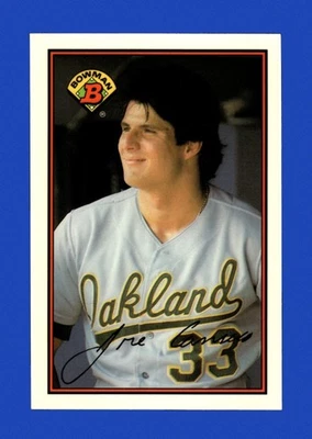 Bowman Tiffany Set-Break 1989 #201 Jose Canseco casi nuevo-como nuevo o mejor *GMCARDS* Foto 1 de 2