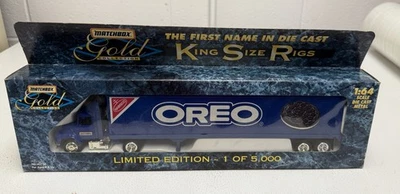 MatchBox 42736 King Size Rigs Oreo Truck & Trailer 1:64 Die Cast 1 Of 5,000 NIB - Image 1 of 4