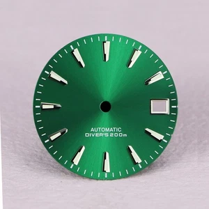 28.5mm dial Sunburst dial NH35 movement For skx007 SKX009 BGW9 / C3 lume - Picture 1 of 16