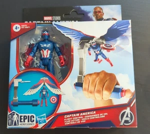 Marvel Epic Hero Series Capitán América Brave New World Control de Vuelo Acción - Imagen 1 de 6