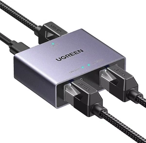 UGREEN LAN Splitter 1 auf 2 Gigabit 1000Mbps RJ45 Ethernet Switch – Neu & OVP - Afbeelding 1 van 7