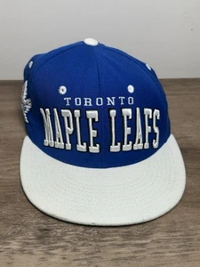 Toronto Maple Leafs Authentic Vintage NHL Hockey Hat Blue Zephyr Snapback - Picture 1 of 4