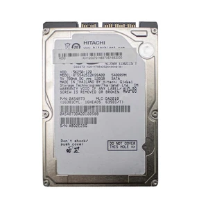HITACHI HTS542512K9SA00 Hard Disk 120GB HDD SATA 2,5 " Internal Notebook Laptop - Picture 1 of 2