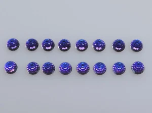12 Pcs. SWAROVSKI® Flatback Round Faceted Stones, ART# 4869 6mm,HELIOTROPE - Picture 1 of 3