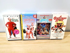 CHRISTMAS LOT VHS The Santa Clause Rudolph The Nativity A Christmas Story - Picture 1 of 2
