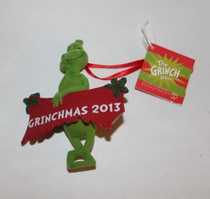 Department 56 GRINCHMAS 2013 Fuzzy Hanging Ornament The Grinch by Dr. Seuss NWT! - Picture 1 of 3
