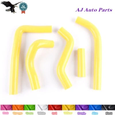 Yellow For SUZUKI RMZ450 RM-Z 450 2008 2009 2010 Silicone Radiator Coolant Hoses Foto 1 de 4