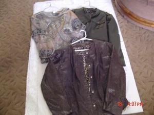 2 - Womens Fashion Jacket & Top Layering Look, Dana Buchman, Apt. 9, Christopher - Picture 1 of 9