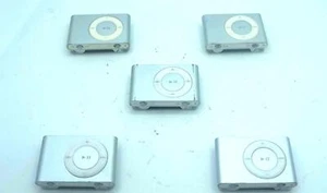 Lot of 5 Apple iPod Shuffle Silver 2nd Gen A1204 - Free shipping - Picture 1 of 3