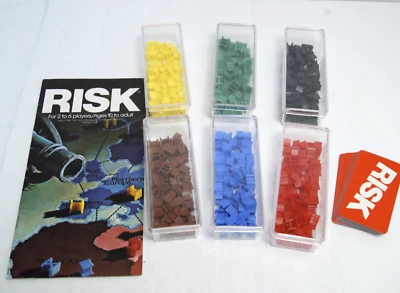 1975 RISK Board Game Replacement Pieces Parts Cards Parker Brothers Vintage - Image 1 of 4