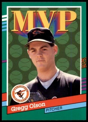 1991 Donruss #393 Gregg Olson ORIOLES - Image 1 of 2
