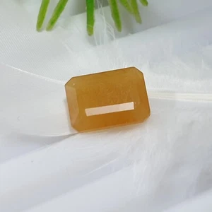 Natural Yellow Beryl Faceted Cut Loose Gemstone Octagon Shape 3.50 Carats Stone - Picture 1 of 5