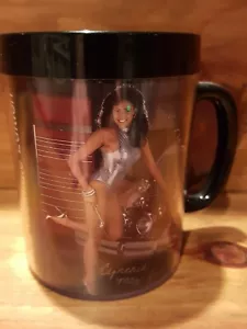 1988 Snap-on Tools Toolmate Edition Mug Pinup Girl Plastic Thermo Serv May/June - Picture 1 of 4