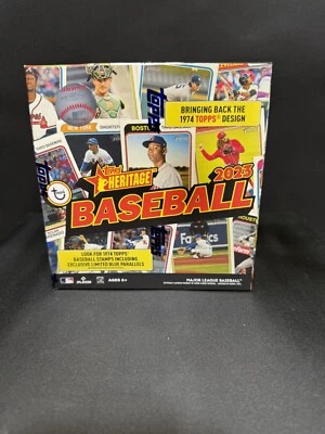 2023 Topps Heritage Baseball Mega Box Sealed Unopened Box 1973 Topps Look