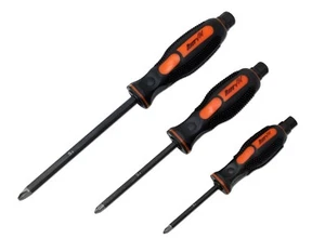 Pro JIS Metric Screwdriver Set Solid Tang Screw Driver Drivers #1-2-3 0059-011 - Picture 1 of 9