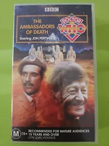 Doctor Who - The Ambassadors of Death, Jon Pertwee BBC VHS - Picture 1 of 3