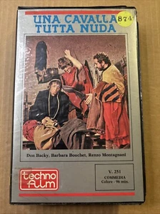 The All-Naked Horse (Una Cavalla Tutta Nuda) 1972 VTG VHS Italian - Imagen 1 de 4