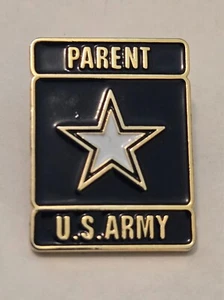 Vintage US ARMY PARENT Star Logo Hat / Lapel Pin 1" - Picture 1 of 2
