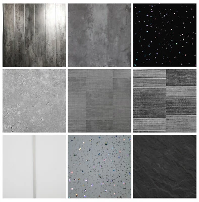Grey Bathroom Cladding Tile PVC Wall Panel White Ceiling Panels Marble (10 Pack) - Image 1 of 4