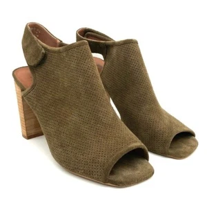 Jeffrey Campbell Baltimore Wildleder-Shooties Damengröße 9,5 gestapelter Absatz zehenfrei - Bild 1 von 10