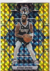 2022-23 Panini Mosaic - Kyrie Irving #13 Reactive Yellow Mosaic Prizm - Picture 1 of 2