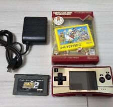 Nintendo GameBoy Micro Console 20th Famicom Color with Mario software USED Japan