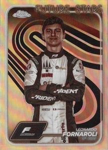 Leonardo Fornaroli #46 Sepia Refractor 2024 Topps Chrome Formula 1 - F3 Drivers - Picture 1 of 2