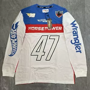 Wrangler x Hot Wheels Men's Colorblock Long-Sleeve Shirt - Picture 1 of 8