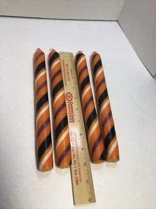 2 Pair of 10” Halloween Candles - Picture 1 of 2