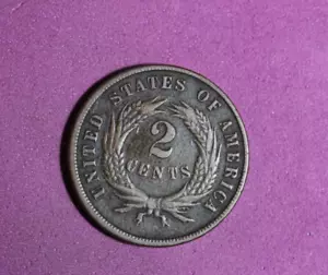 1870- 2 Cent Piece #P22433 - Picture 1 of 2