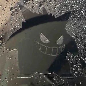 Gengar Customized clear decal Rain proof Anti fog Hand made mirror Peeker 2 pcs - Picture 1 of 10
