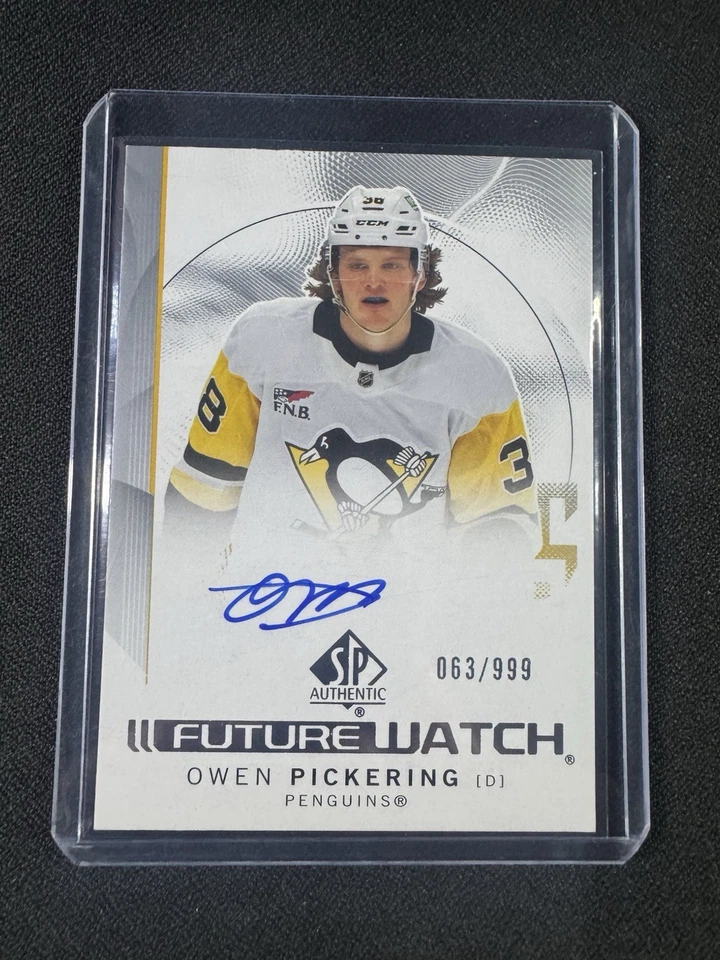 OWEN PICKERING 2024-25 SP ПОДЛИННЫЙ БУДУЩЕЕ ЧАСЫ AUTO /999 #178 - Изображение 1 из 2