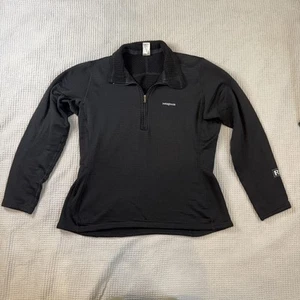 Patagonia R1 Pullover Womens Large Fleece Quarter Zip Grid Baselayer Jacket - Picture 1 of 10