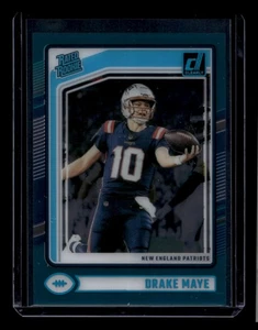 2024 Clearly Donruss Football Drake Maye #53 Rookie Teal - Picture 1 of 2
