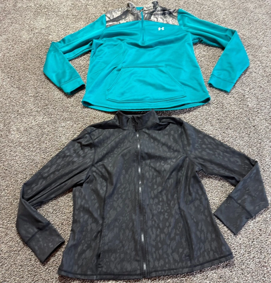 Under Armour & Leg End Mujer Sudadera Pullover Cremallera Talla 2X 2XL Lote de 2  Foto 1 de 4