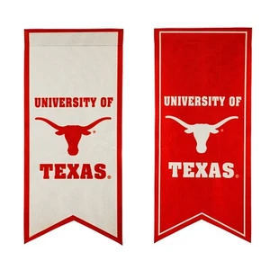 Texas Longhorns Two-sided Garden Flag Banner 12 x 28 Inches - Picture 1 of 4