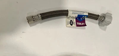 Conector de inodoro BrassCraft 12” de longitud 7/8” válvula de llenado para inodoro 3/8” COMP Foto 1 de 3