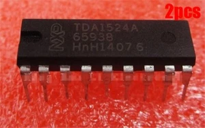 2Pcs TDA1524 TDA1524A Stereo-Tone Volume Control Circuit DIP-18 New Ic uw - Bild 1 von 2