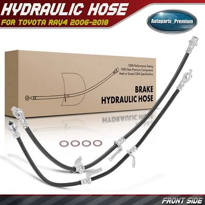 2 nuevas mangueras hidráulicas de freno delanteras izquierda y derecha para Toyota RAV4 Mirai Lexus HS250h Foto 1 de 4