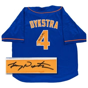 Lenny Dykstra signiertes Trikot (Beckett) New York Mets blau individuell Baseball MLB - Bild 1 von 6