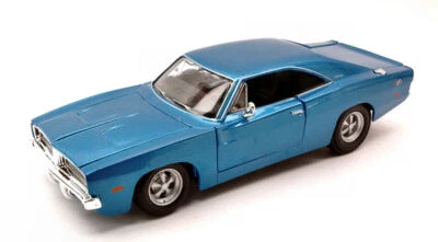 1:25 Maisto Dodge Charger R/T 1969 Light Blue Met MI31256BL Modellino - Immagine 1 di 2