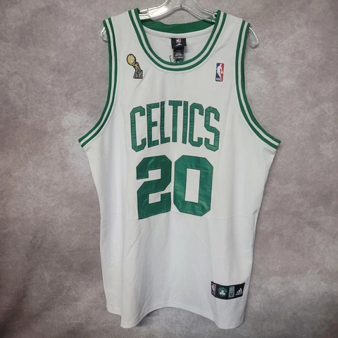 2009 Adidas Boston Celtics Ray Allen 20 NBA Finals Jersey Mens 52 2XL Sewn Cover