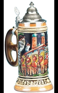 Zoller&Born Oktoberfest Beerwagon Stein -limited edition - Picture 1 of 2