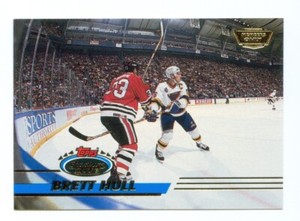 1993-94 Stadium Club Members Only #65 BRETT HULL St. Louis BLUES
