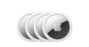 Apple AirTag White Air Tag (4 Pack) - New 100% Authentic Tracker OPEN BOX - Zdjęcie 1 z 4