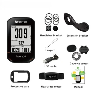 Wireless Bluetooth Global Speed Heart Rate Electric Bicycle Waterproof Computer - Picture 1 of 31