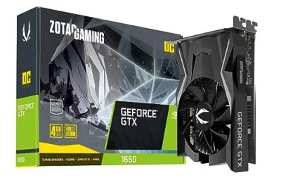 ZOTAC GeForce GTX 1650 OC Graphics Board ZT-T16520F-10L VD7269 4GB - Image 1 of 4