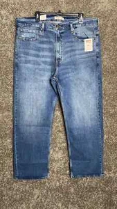 Levi's Signature Levi Strauss blau Herren 42 42x30 Vintage lose gerade Jeans neu mit Etikett - Bild 1 von 18