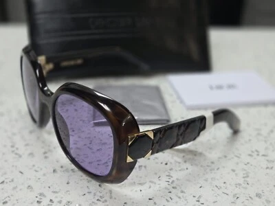 Christian Dior Oversized Glossy 1 C1vha Purple Sunglasses With Case Soft... - Image 1 of 4