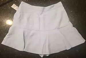 Boutique pantaloncino donna grande pervinca avvolgente Preppy Y2K golf palestra scuola ragazza nuovo con etichette - Foto 1 di 9